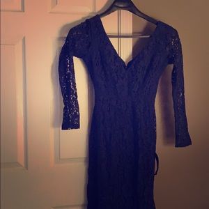 Navy blue formal dress